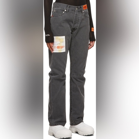 Heron Preston Acid Wash Pence Regular Jeans - Picture 1 of 7